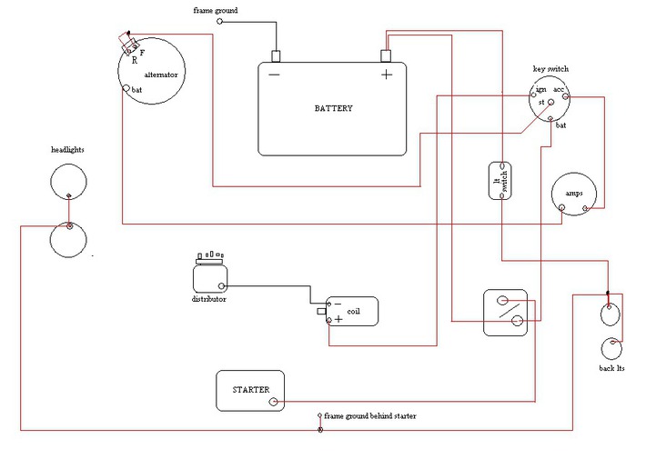 yesterday tractor wiring diagram for voltage regulator