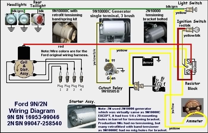 yesterday tractor wiring diagram for voltage regulator