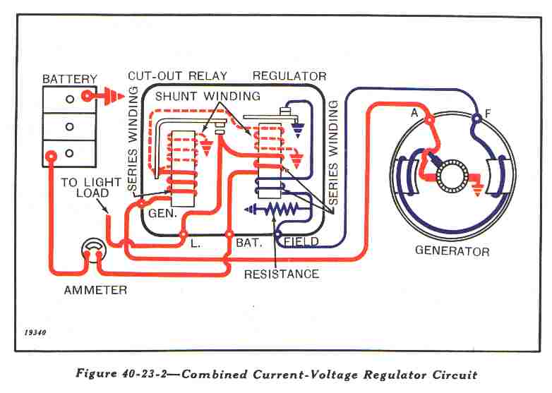 yesterday tractor wiring diagram for voltage regulator