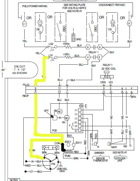 york 5 ton package unit wiring diagram d6nz060