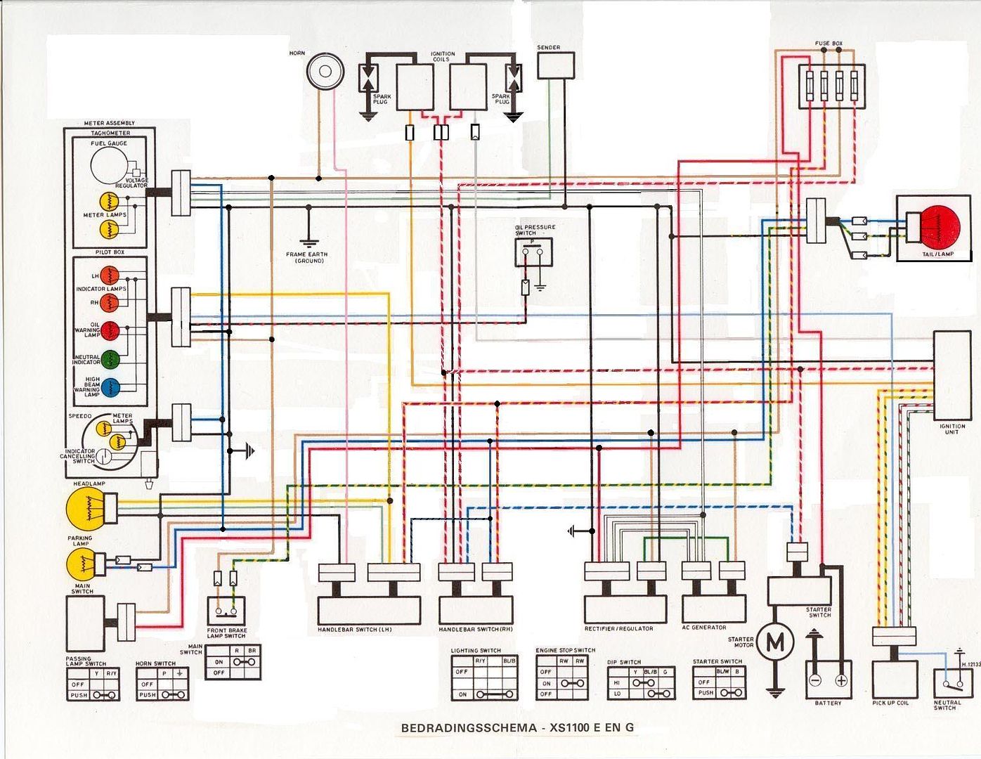 ysr50 wiring diagram
