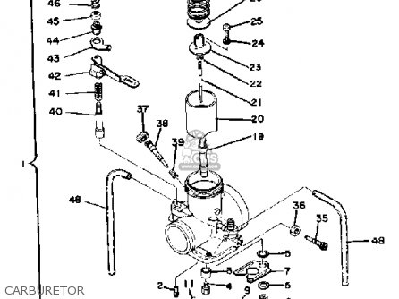 yz250f carburetor diagram