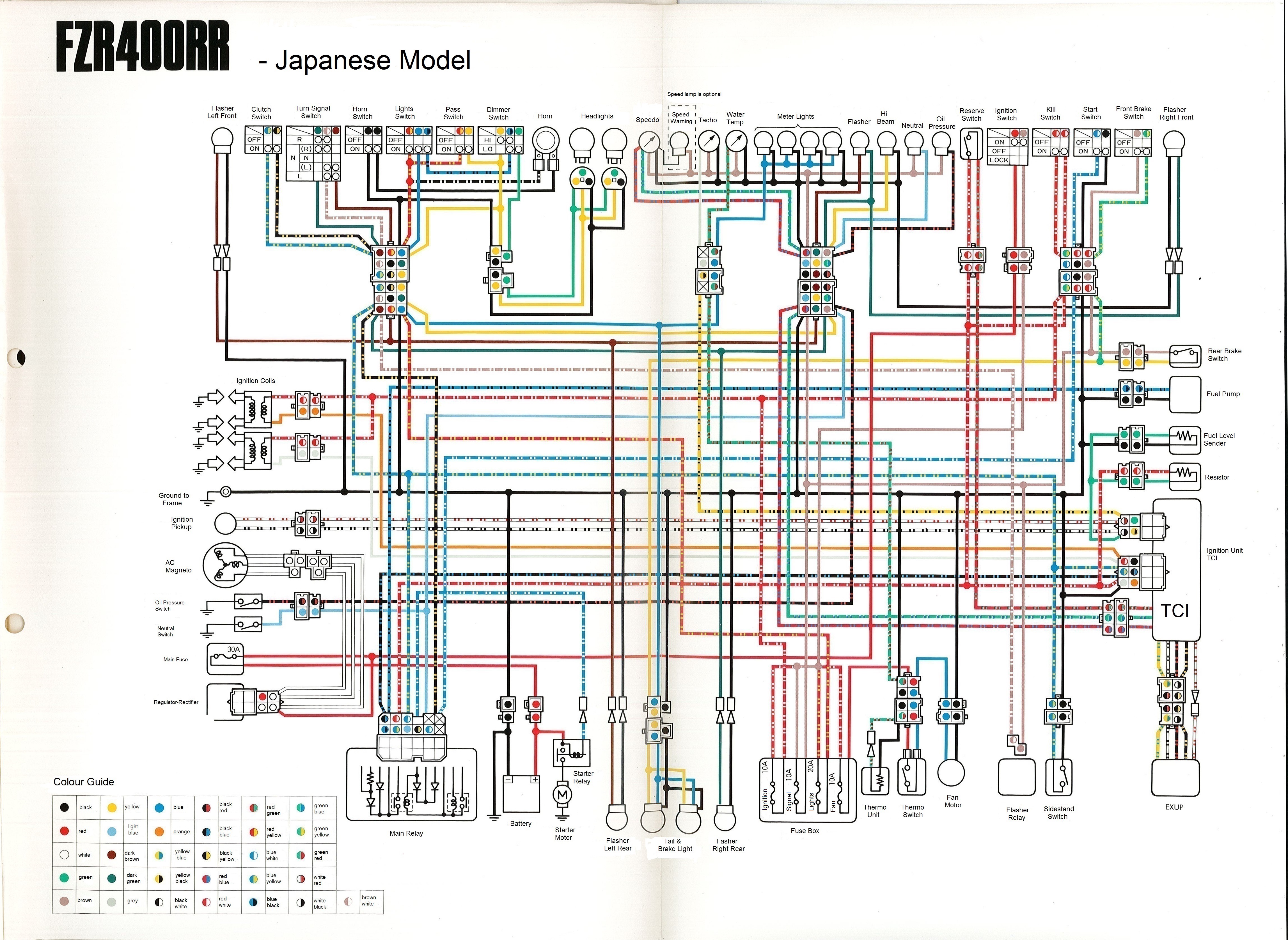 yz426f wiring diagram