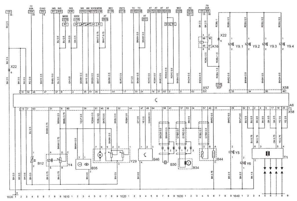 zafira towbar wiring diagram