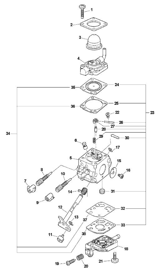 zama carburetor parts diagram