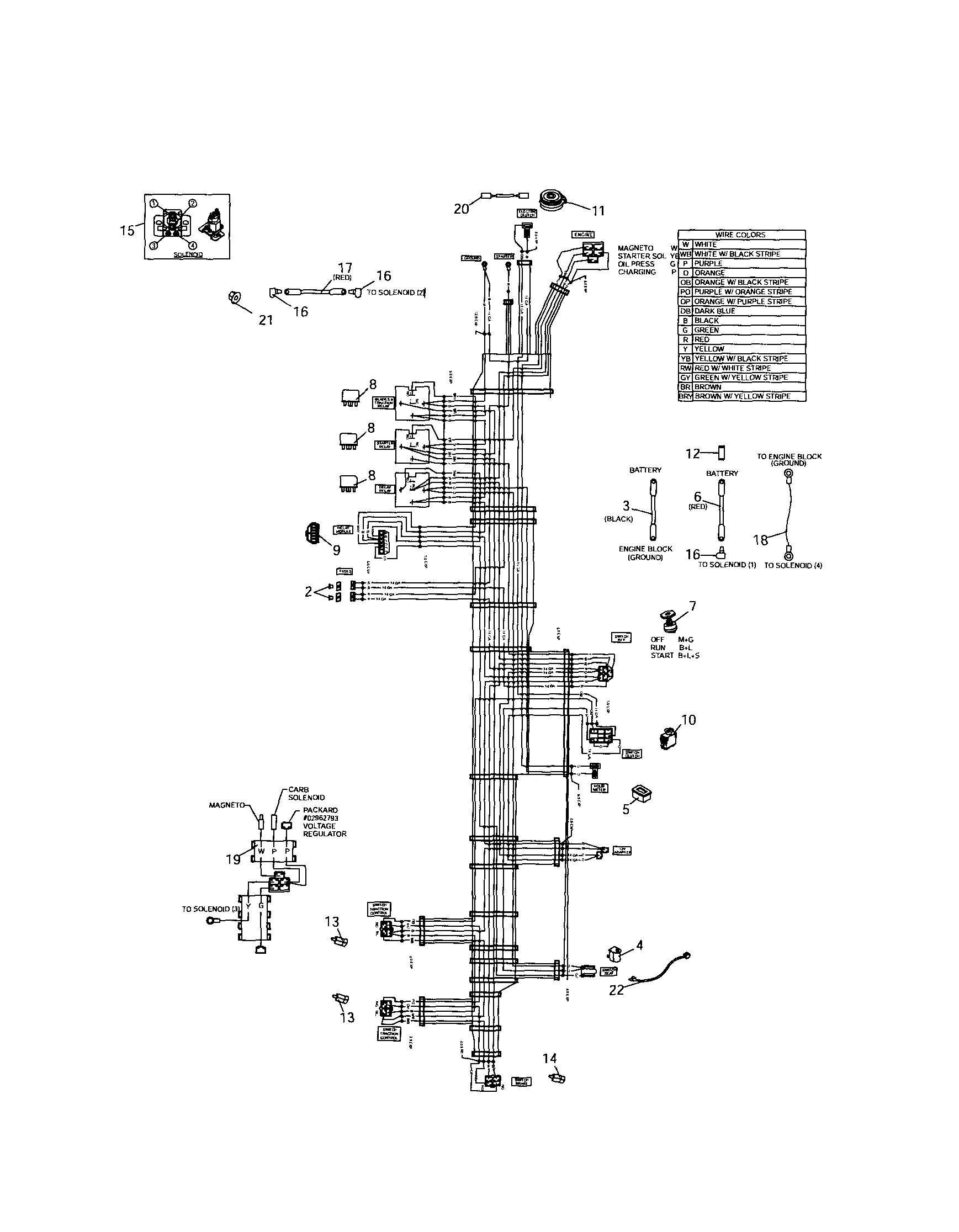 zt700 wiring diagram