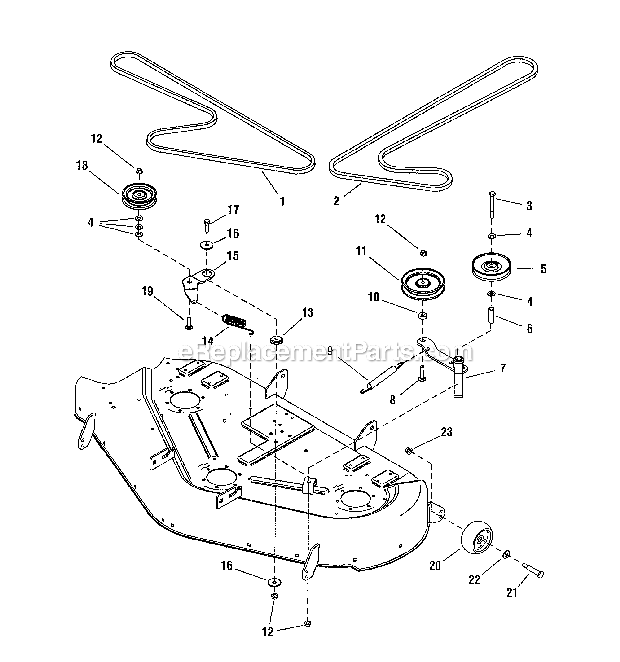 zts 7500 belt diagram