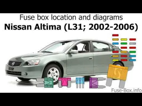 05 nissan altima fuse box diagram