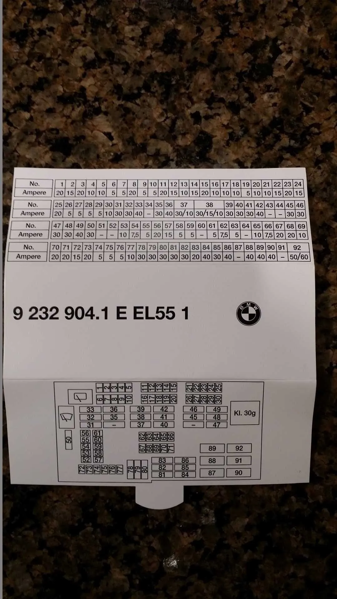 07 bmw 328i fuse box diagram