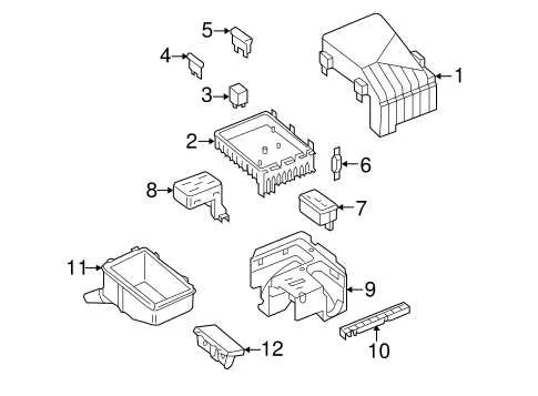 07 vw rabbit fuse box diagram