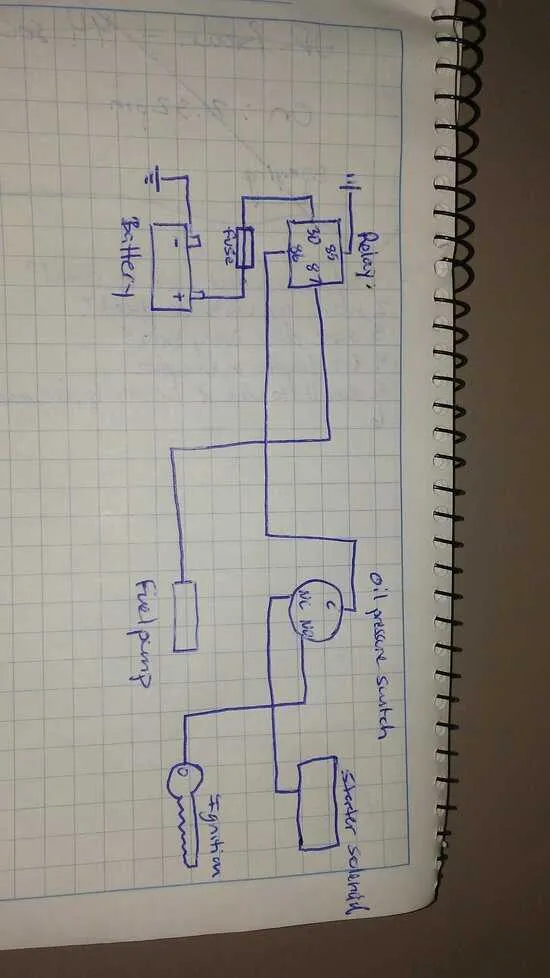 1 wire oil pressure switch wiring diagram