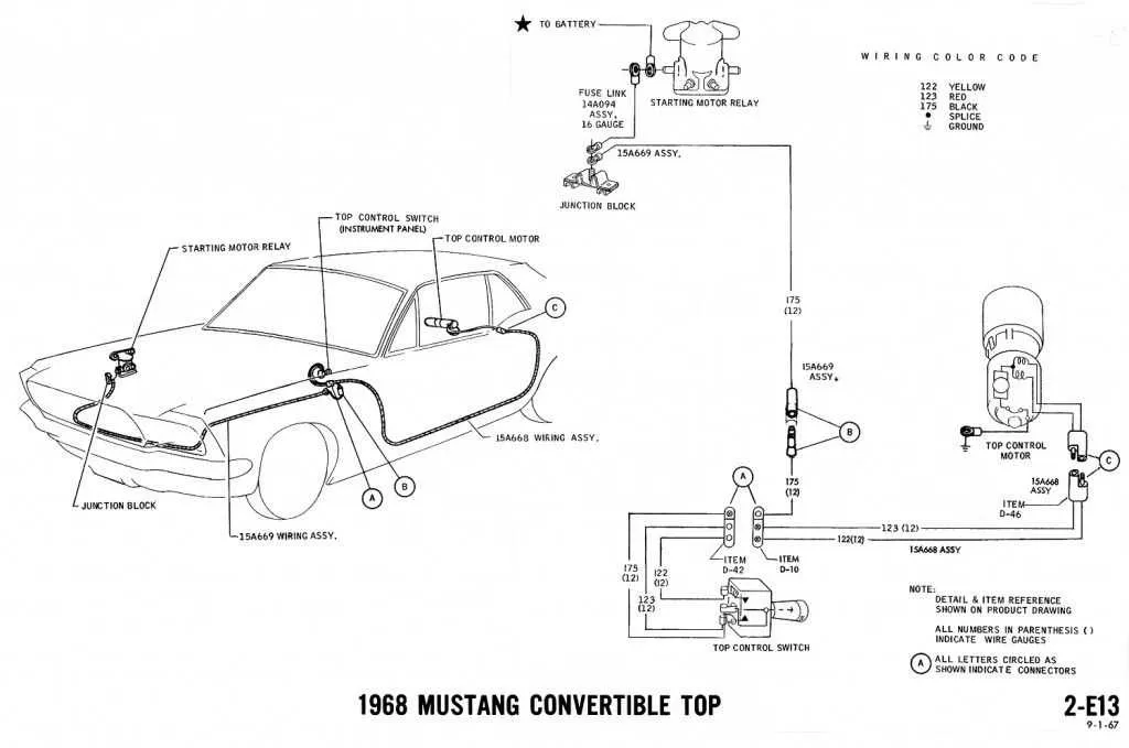 1966 mustang wiring diagram