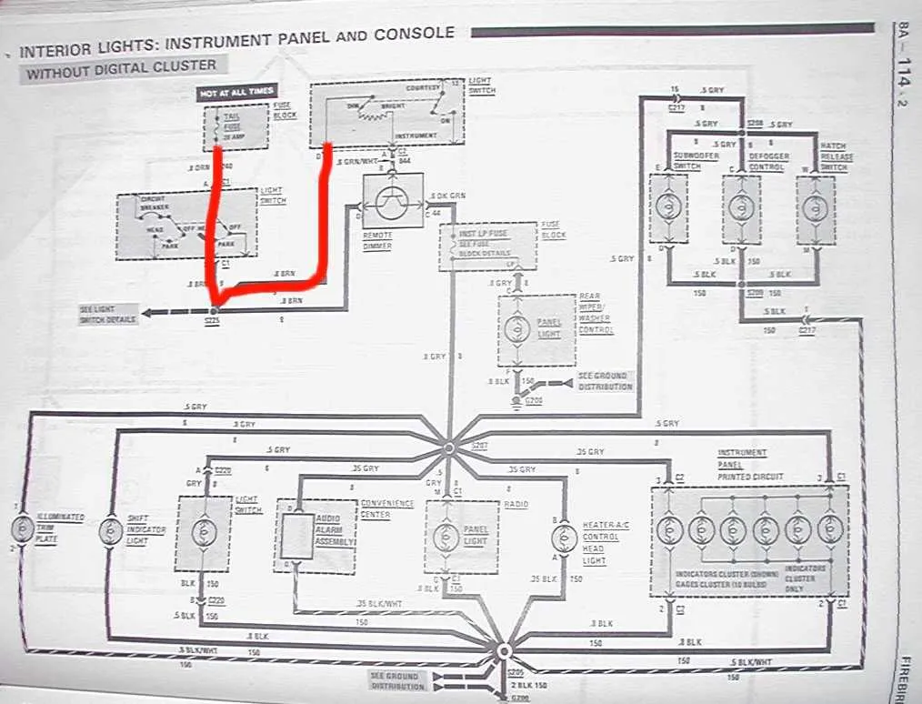 1980 pontiac firebird trans am dash wiring diagram