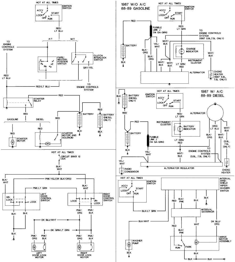 1987 ford f150 engine wiring harness