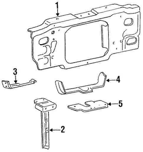 1993 ford ranger xl 2.3l parts diagram