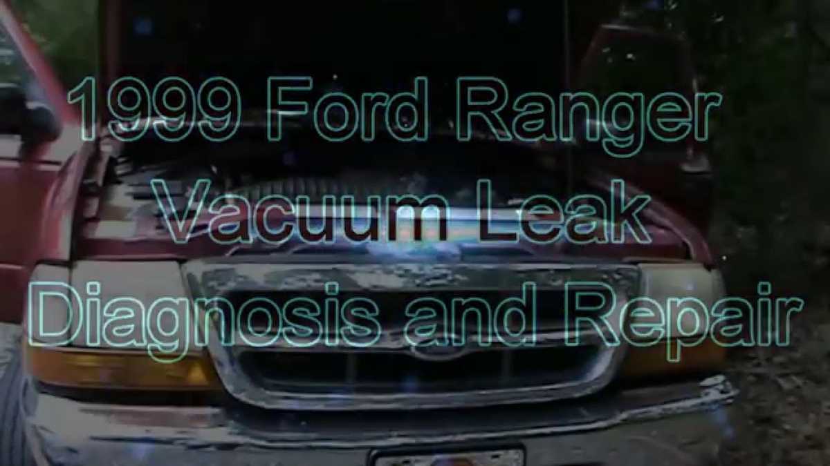 Here is a general overview of the vacuum system in a 1999 Ford Ranger: