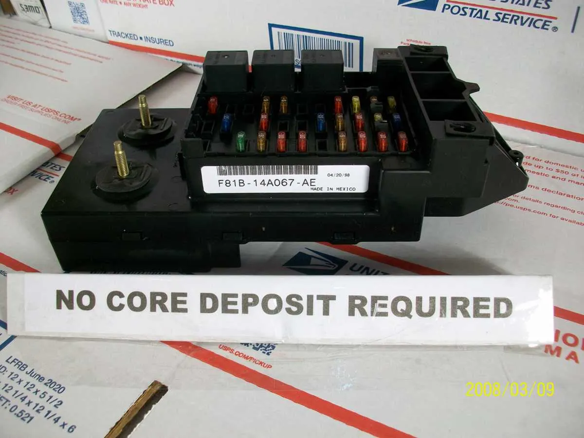 2001 ford f150 fuse panel diagram