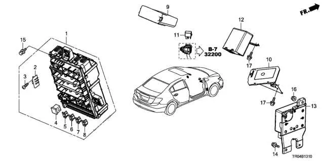 2003 honda civic fuse box diagram