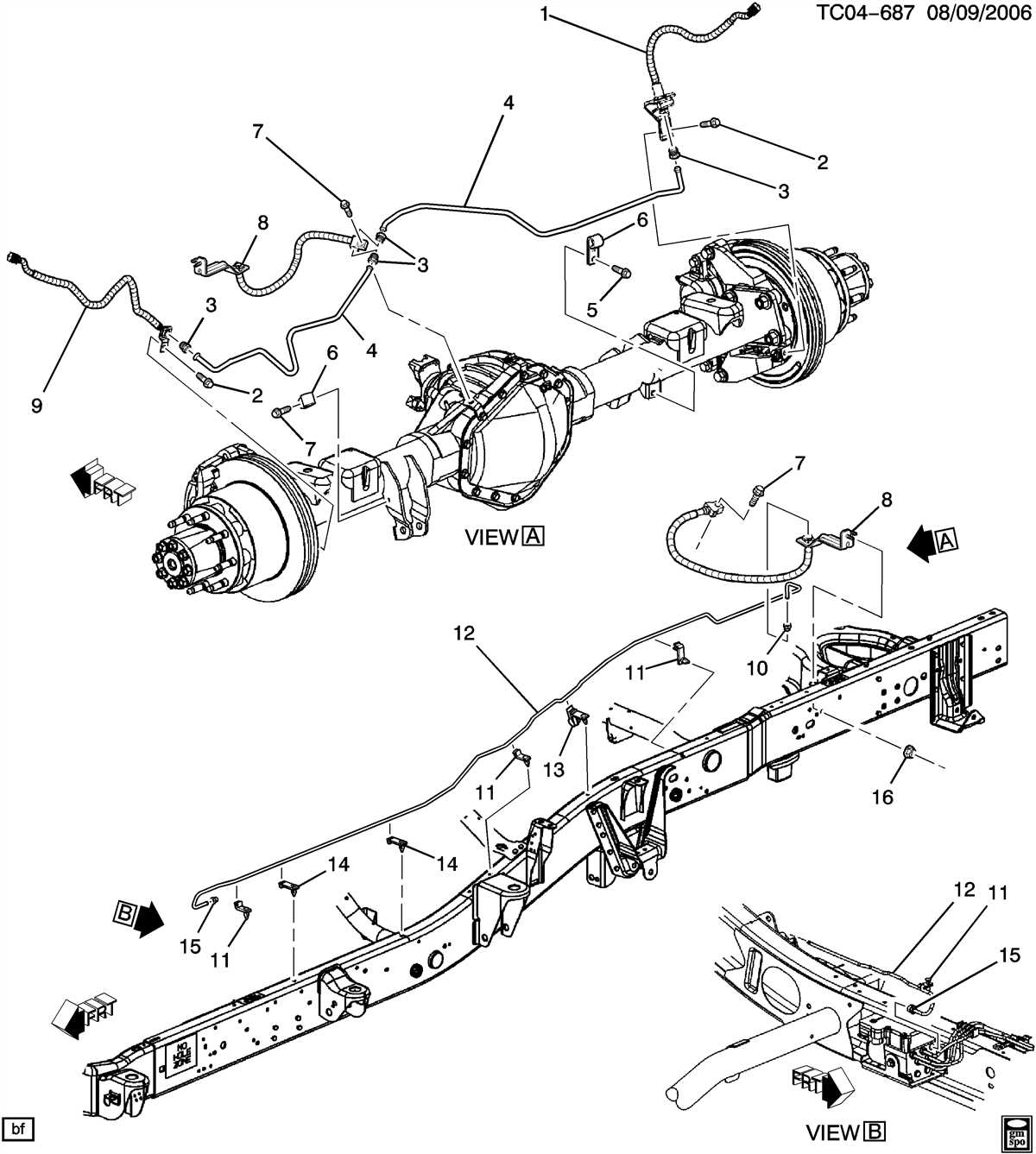 2003 gmc sierra brake line diagram