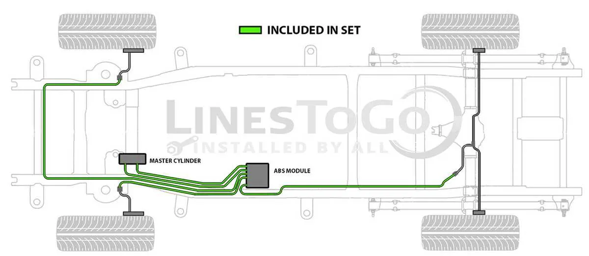 2004 silverado brake line diagram