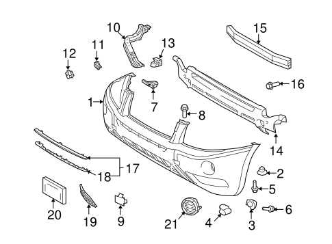 2004 toyota highlander parts diagram