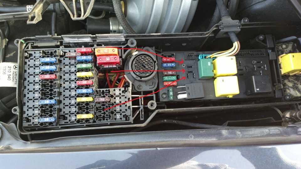 Common Issues and Problems that Can be Solved Using the Fuse Diagram of a 2005 Mercedes CLK500