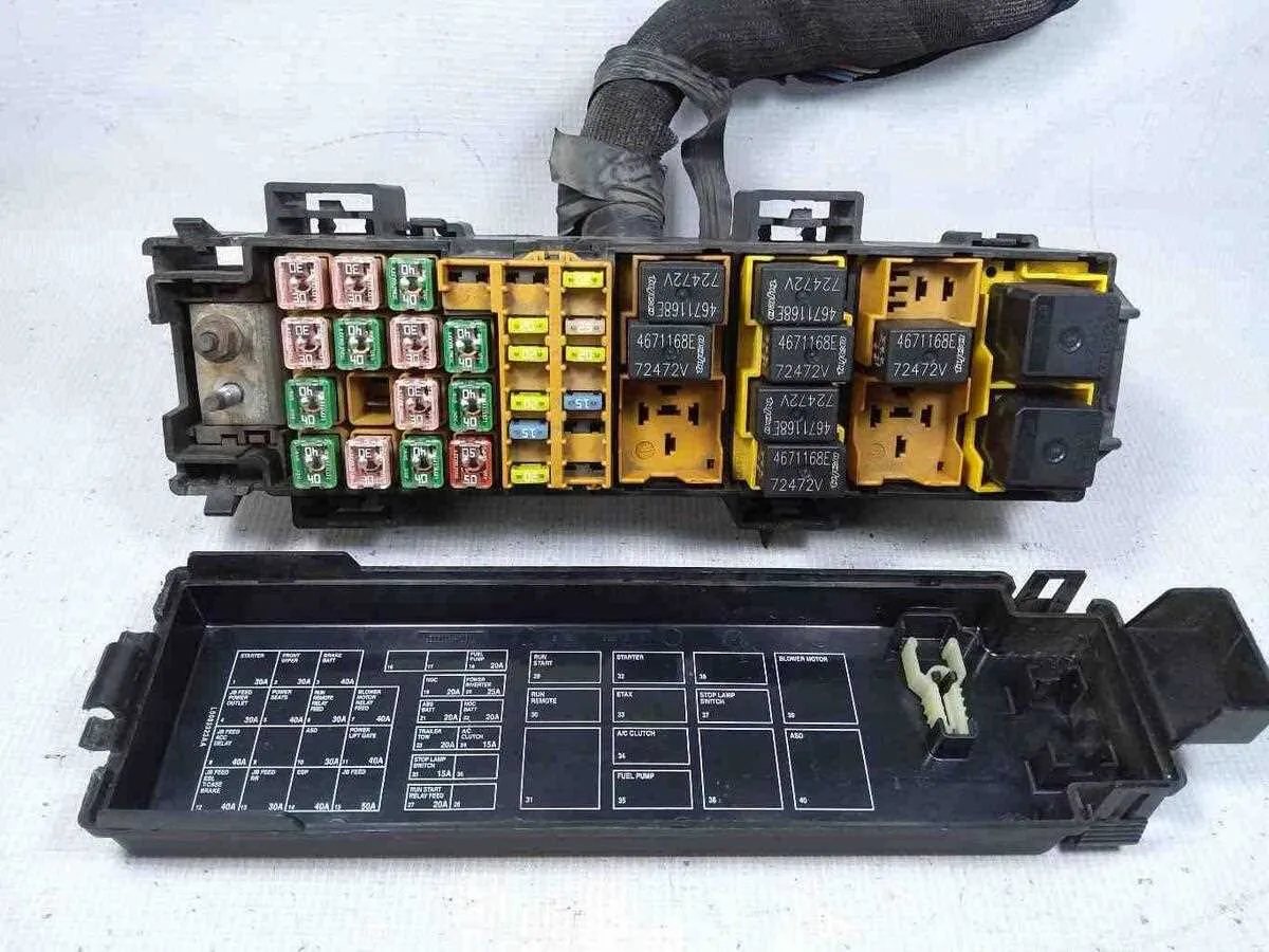 2006 dodge fuse box diagram