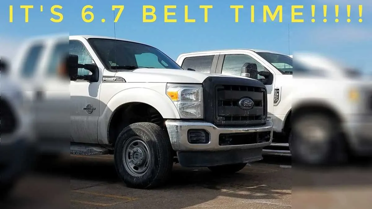 2006 ford f350 6.8 serpentine belt routing diagram