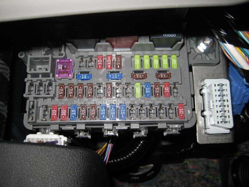 2006 honda civic hybrid fuse box diagram