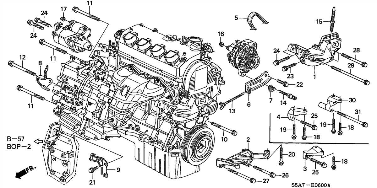 Step 3: Locating the Engine Mounts