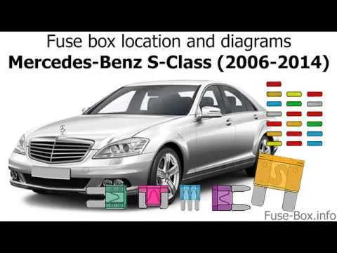 2007 mercedes s550 fuse box diagram