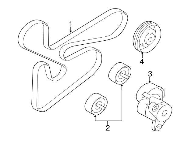 2007 mitsubishi outlander serpentine belt diagram