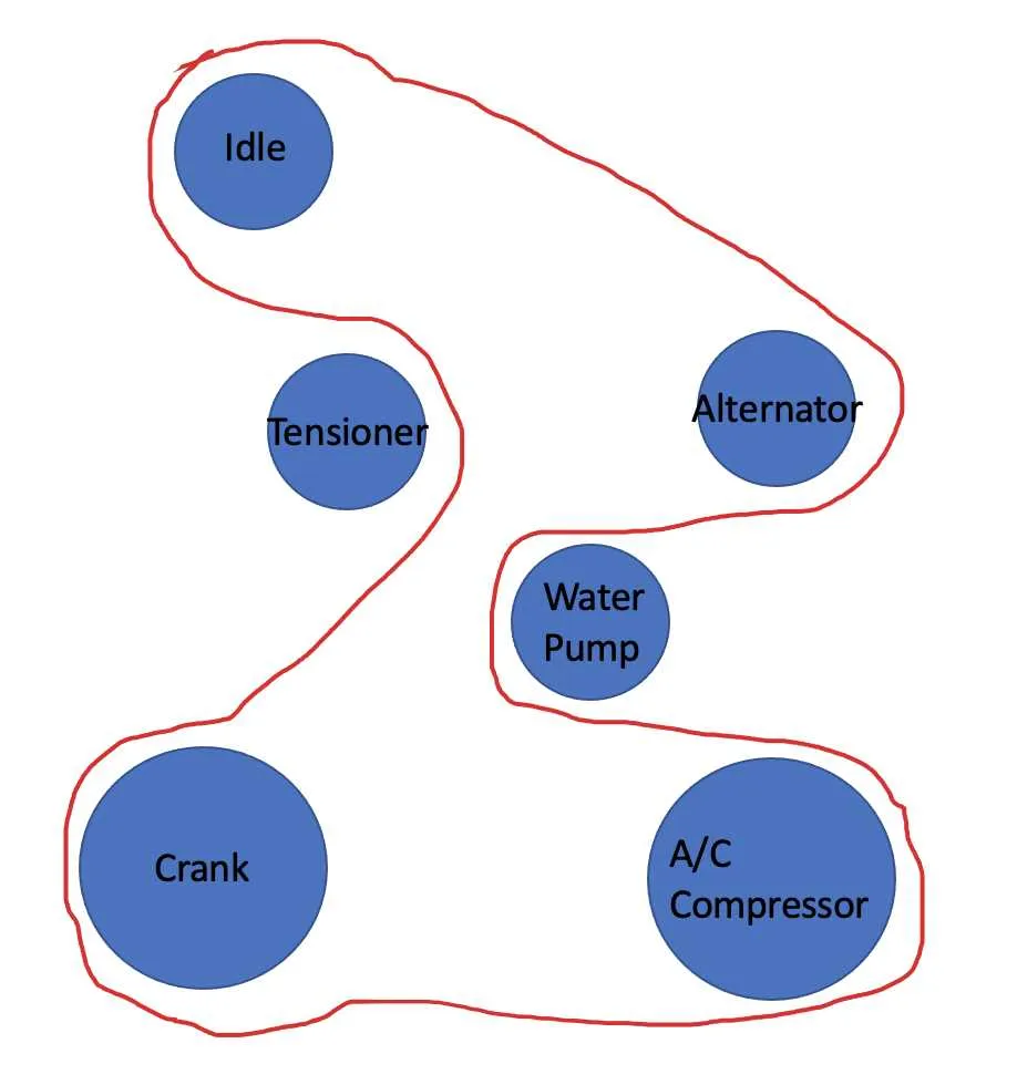 2008 honda civic 1.8 belt diagram