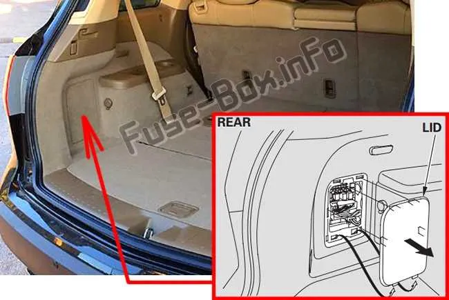 2008 acura mdx fuse box diagram