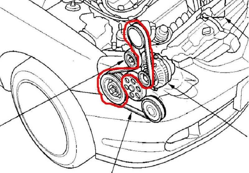 2008 honda pilot 3.5 belt diagram