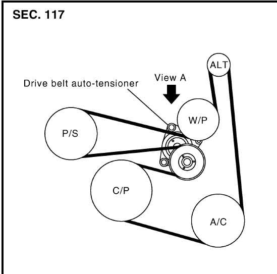 Overview of the Belt Diagram in the 2008 Nissan Sentra