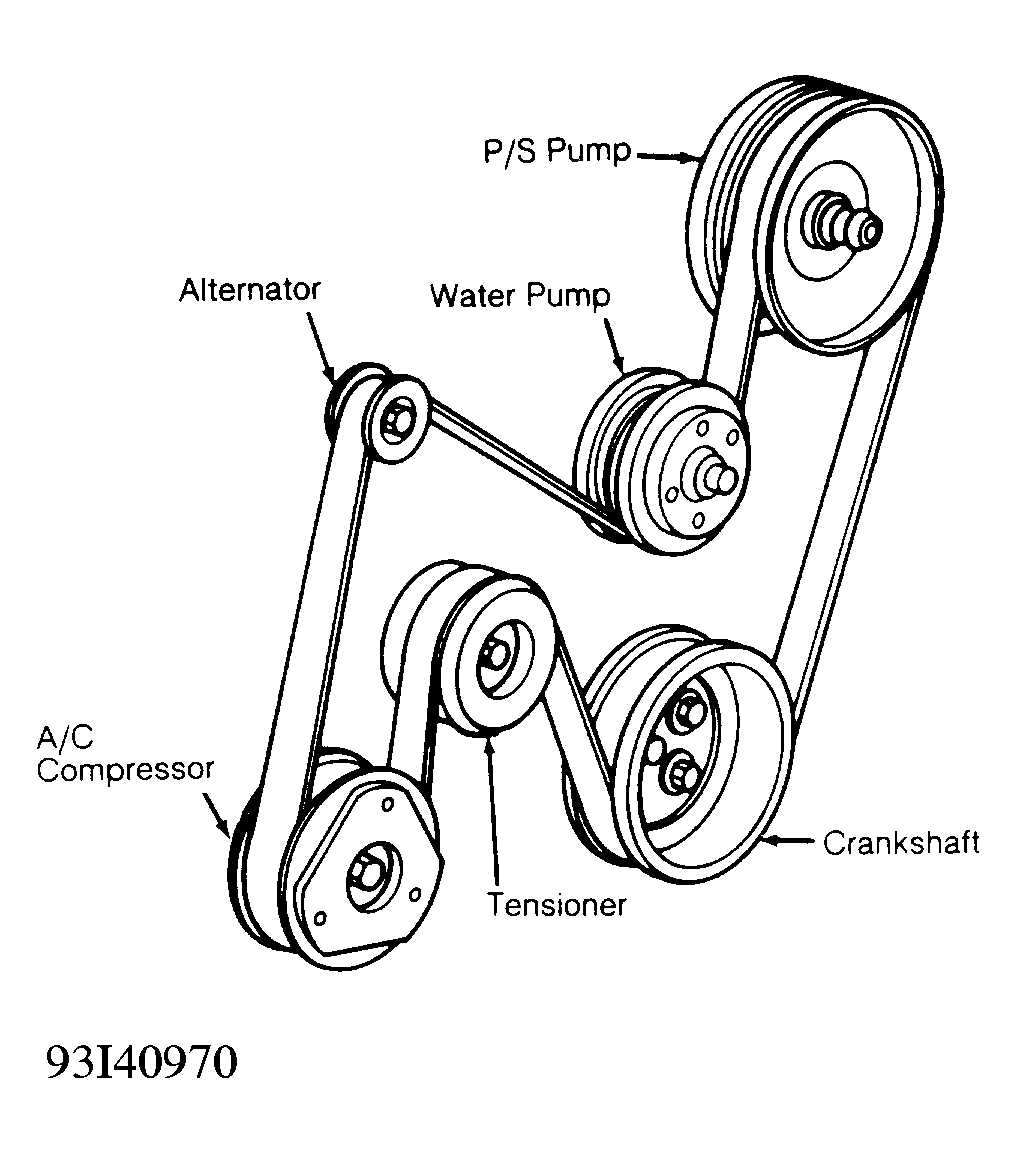 2008 buick lucerne belt diagram