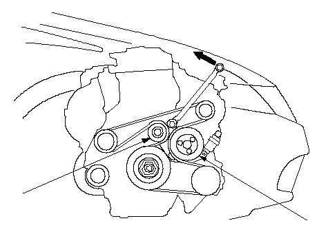 Tips for maintaining and inspecting the serpentine belt in a 2009 Honda Civic 1.8