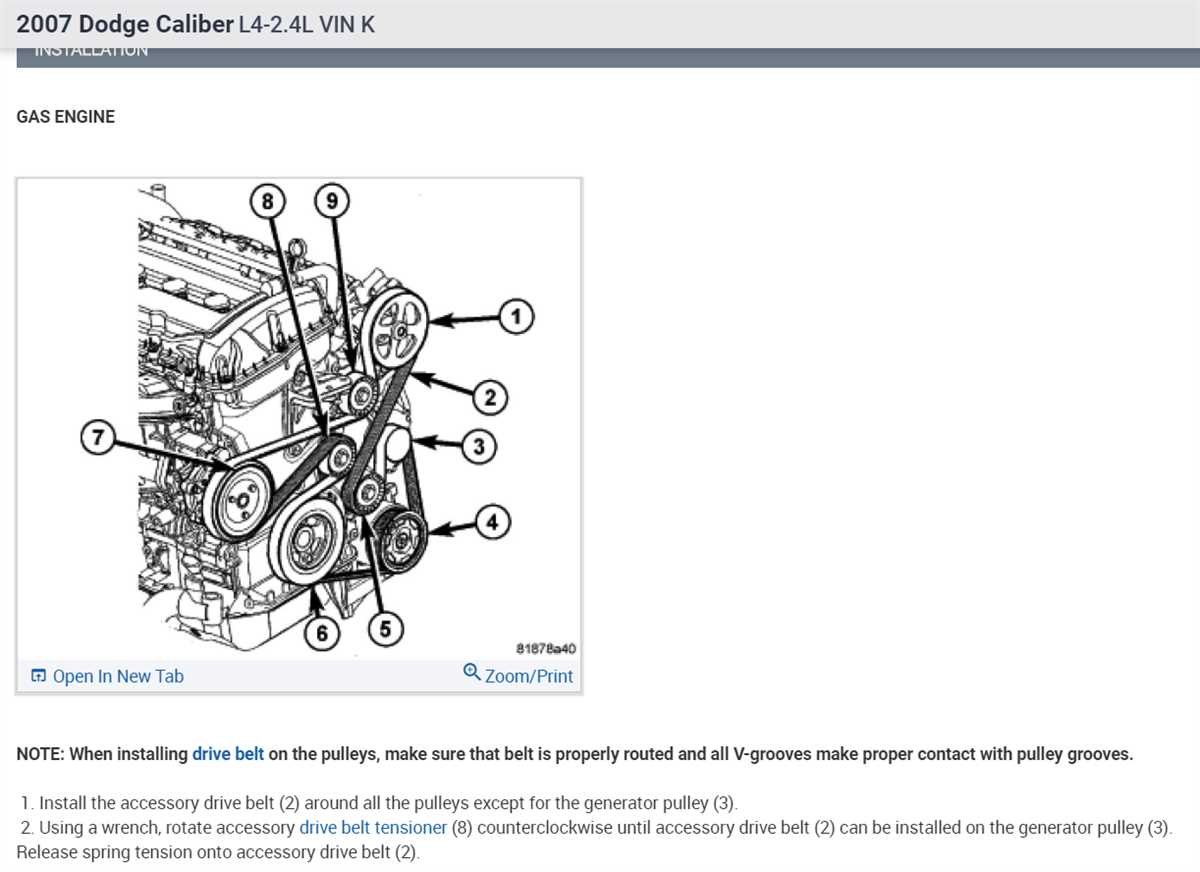 Exploring the 2010 Dodge Journey 2.4 Serpentine Belt Diagram