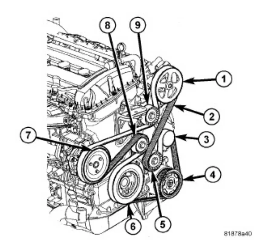 2011 chrysler 3.6 belt diagram