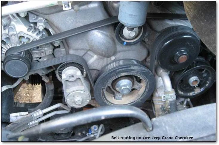 2011 chrysler 3.6 belt diagram
