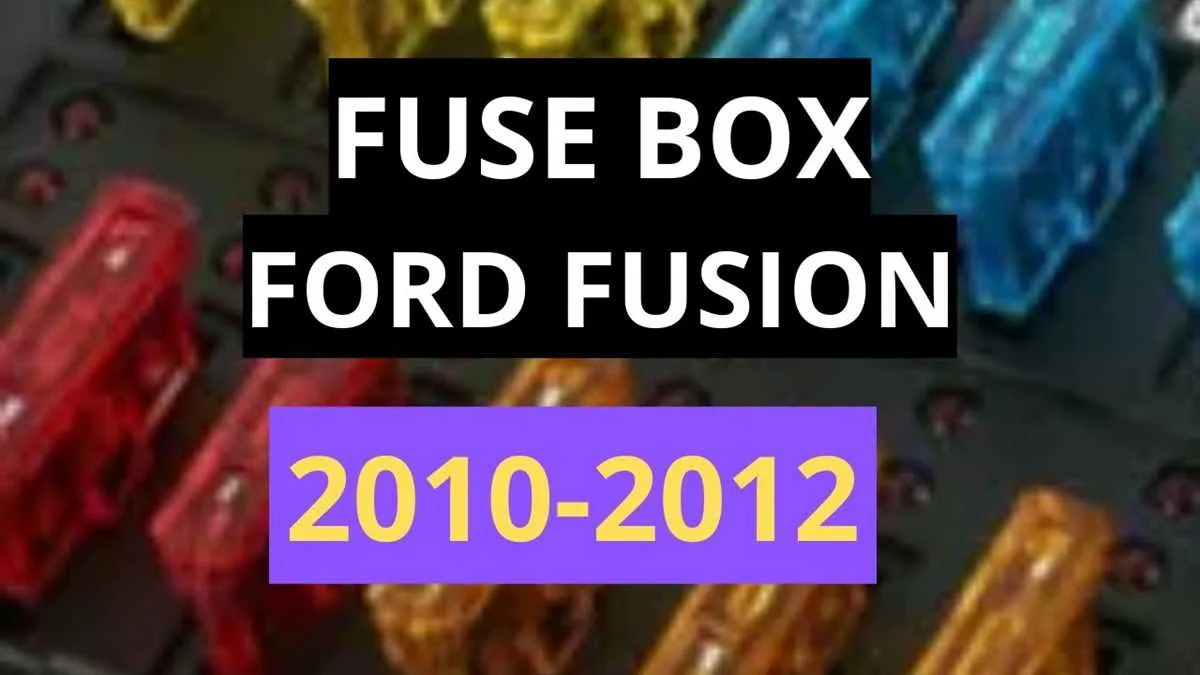 2012 ford fusion fuse box diagram