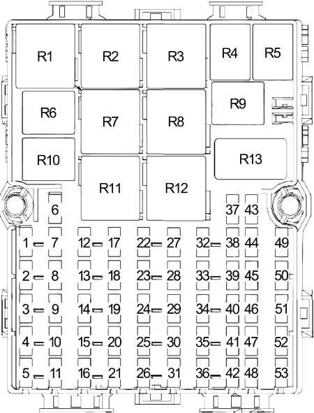 2013 ford fiesta fuse box diagram