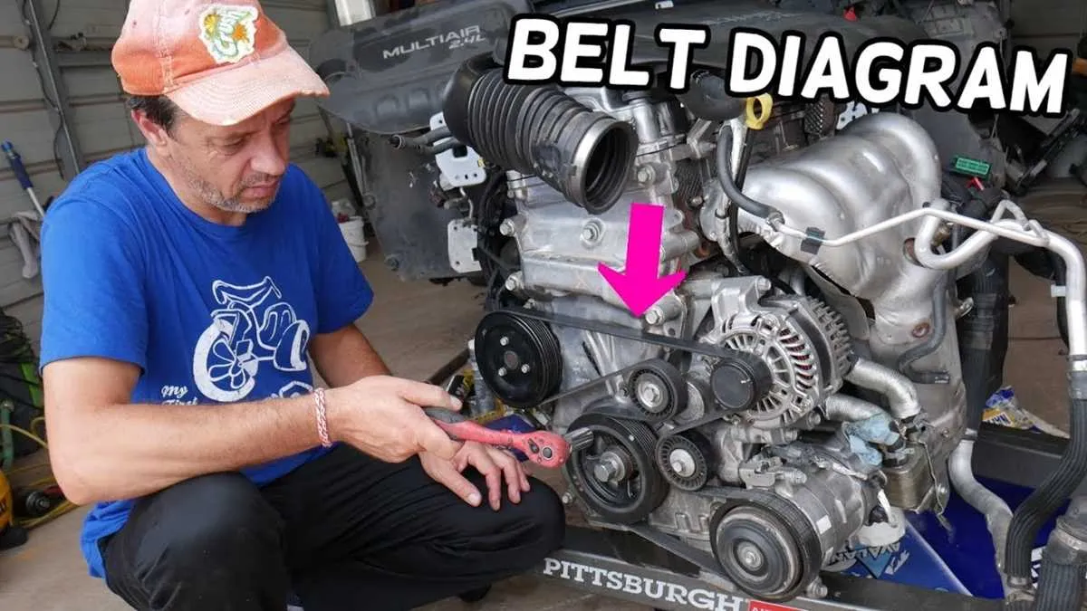 2018 dodge journey 2.4 serpentine belt diagram