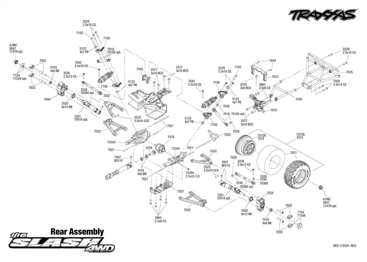 Traxxas Nitro 4-Tec Parts Diagram