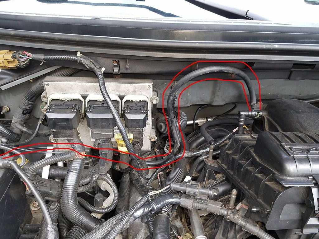 Steps to Replace Vacuum Hoses in 2005 Ford Expedition 5.4