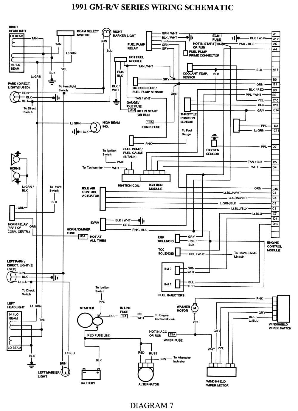 1986 Chevy Silverado Wiring Diagram