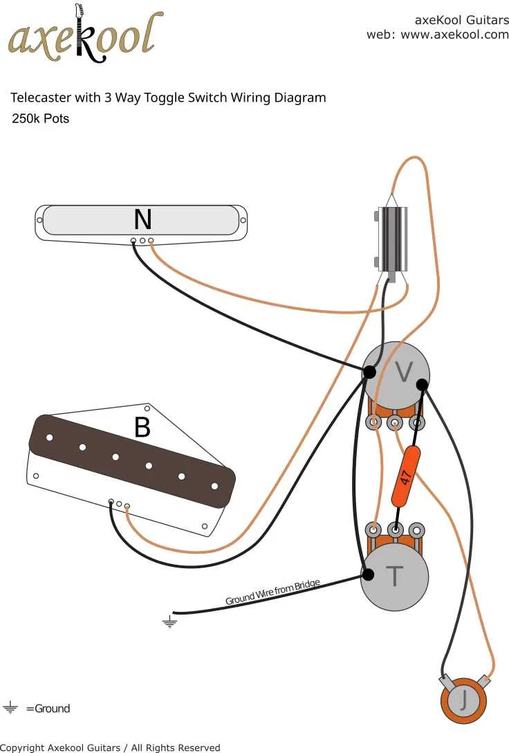3 way telecaster switch wiring diagram