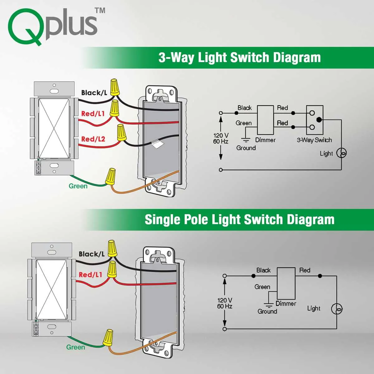 3 way light dimmer switch diagram