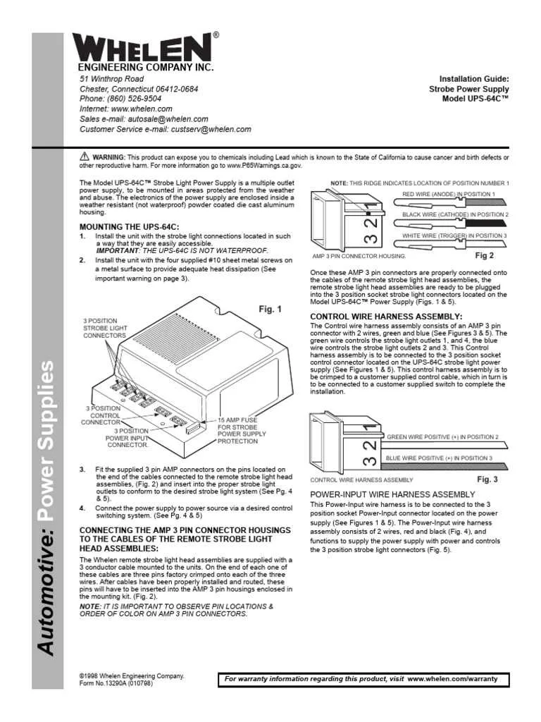 3 wire strobe light wiring diagram